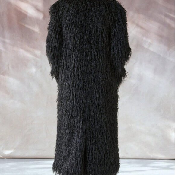 Casual Women's Long Faux Fur Coat - Picture 2 of 9